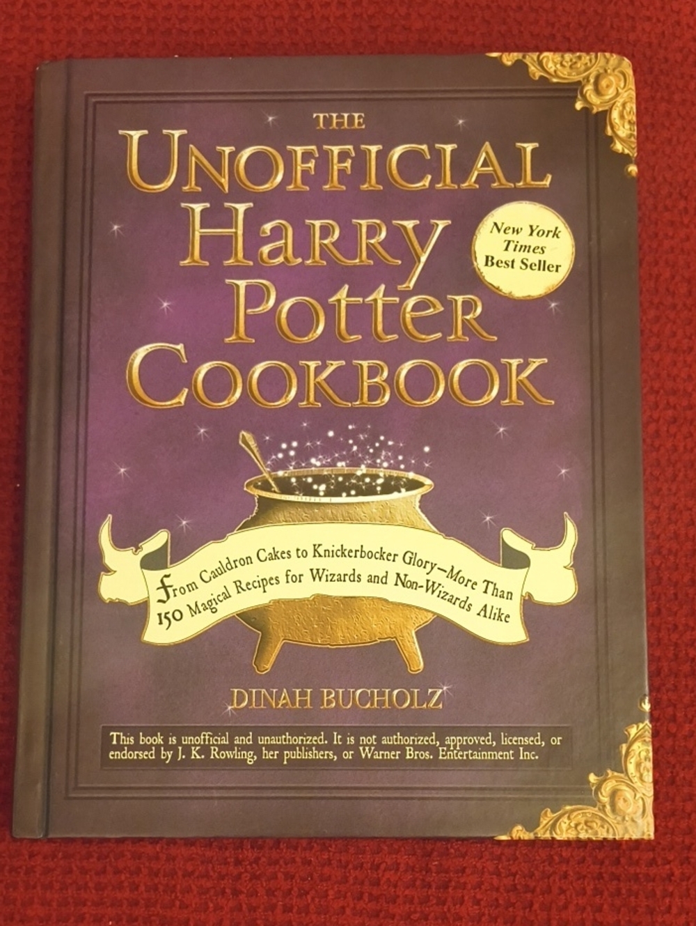 The Unofficial Harry Potter Cookbook By Dinah Bucholz Hardcover EUC